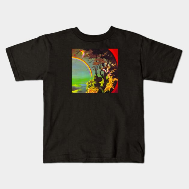 The Rainbow Goblins Album Cover - Masayoshi Takanaka Kids T-Shirt by ArcaNexus